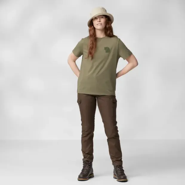 Skjorte til dameFjällräven Fox Boxy Logo Tee W 543