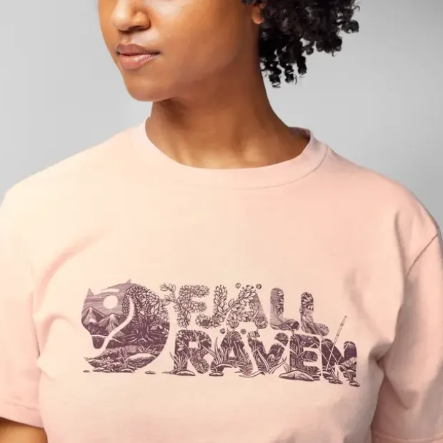 Skjorte til dameFjällräven Lush Logo Tee W 302