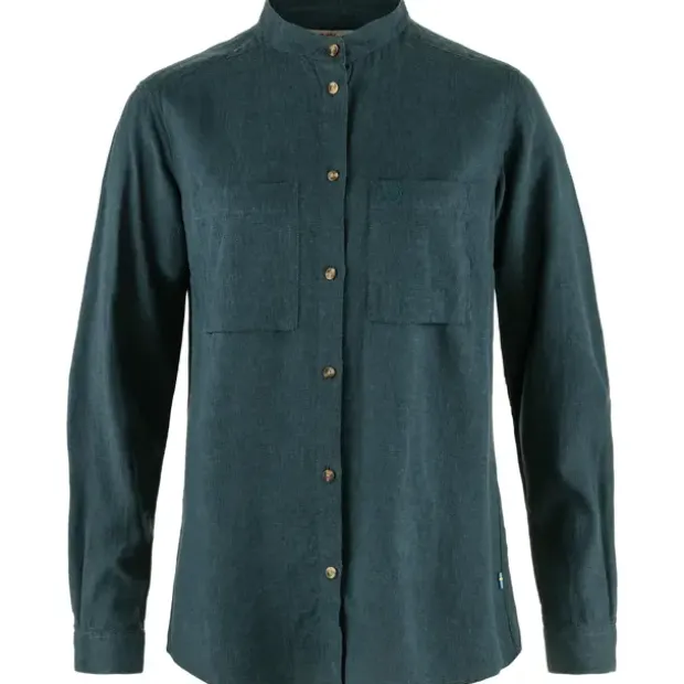 Skjorte til dameFjällräven Övik Hemp Shirt LS W 570