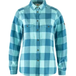 Skjorte til dame XL Fjällräven Övik Heavy Flannel W XL 543-5