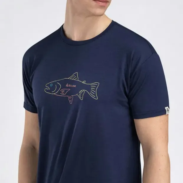 Skjorte til herreAclima Lightwool 140 Tee Salmon 232