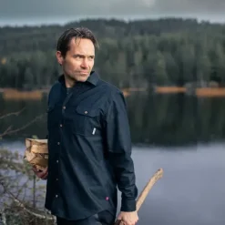 Skjorte til herreAclima Reborn Woolshirt 276