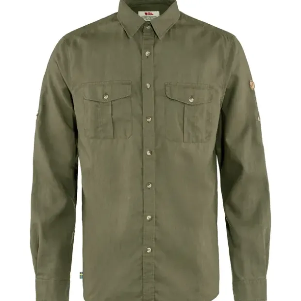 Skjorte til herreFjällräven Övik Travel Shirt 620