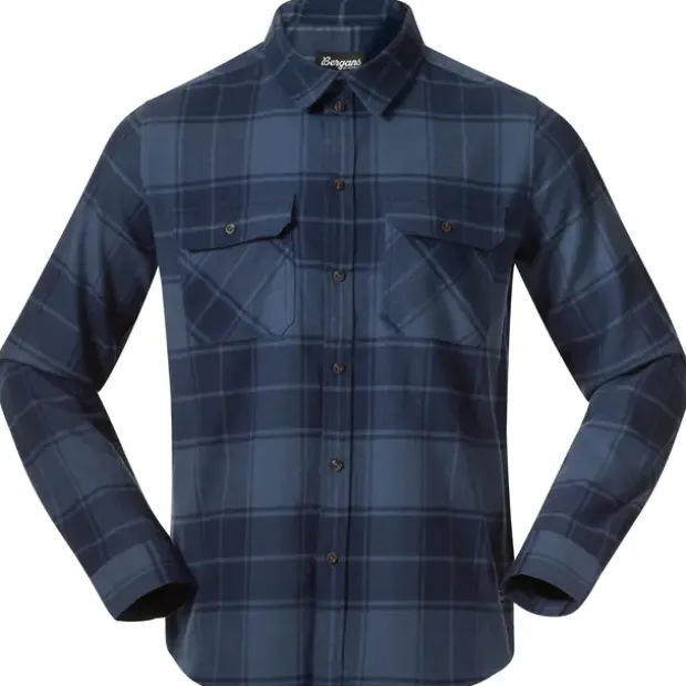 Skjorte til herre XL Bergans Nordmarka Flannel Shirt M XL 256