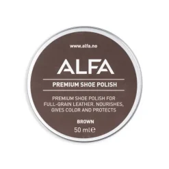 Skokrem brun Alfa Shoe Care Polish 0202