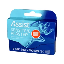 Skrubbsårplaster Assist Sport Sensitive Skrubbsårplaster