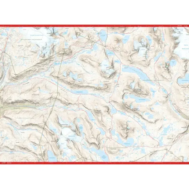 Smørstabbstindan Leirvassbu Calazo Høyfjellskart 1:25 000 Jotunheime