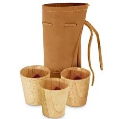 Små treglass i skinnpose Eagle Treglass i skinnpose 30 ml 3 pk.