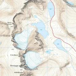 Snøhetta Calazo Høyfjellskart 1:25 000 Dovrefjell