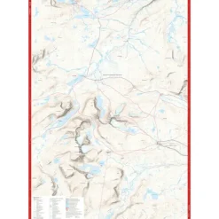 Snøhetta Calazo Høyfjellskart 1:25 000 Dovrefjell