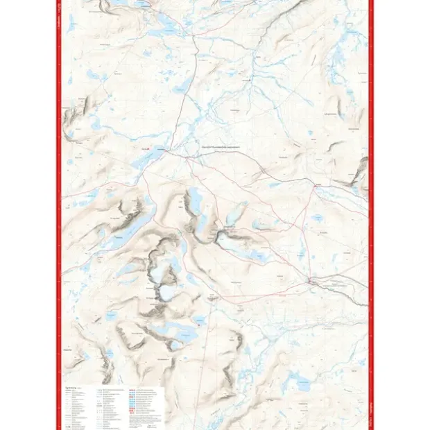 Snøhetta Calazo Høyfjellskart 1:25 000 Dovrefjell