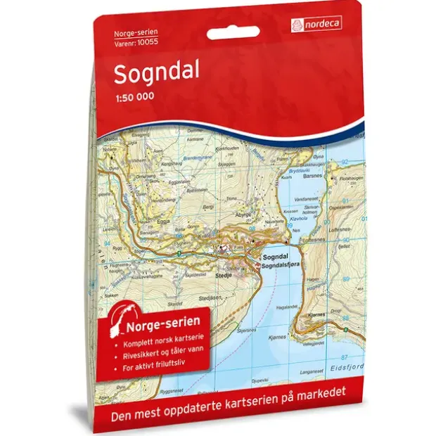 Sogndal Nordeca Norge 1:50 000 10055