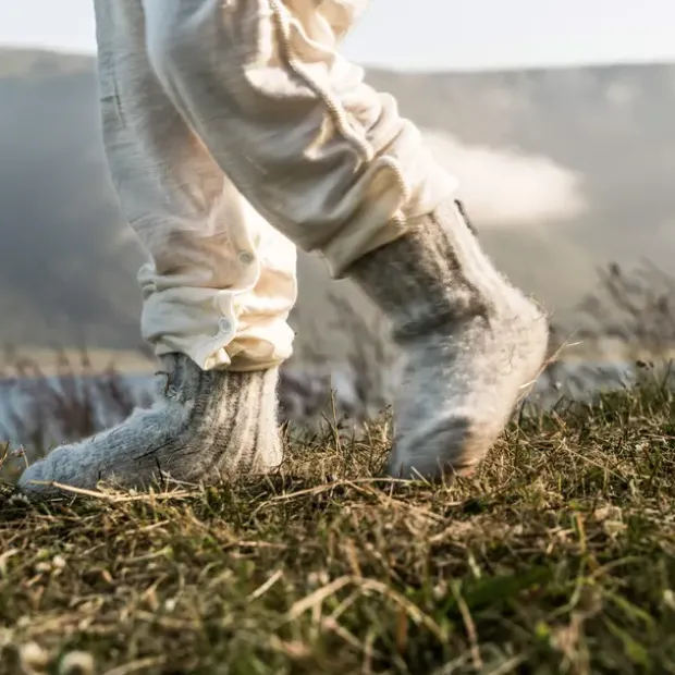 Sokker til barnDevold Nansen Wool Sock Kid 31–34 770