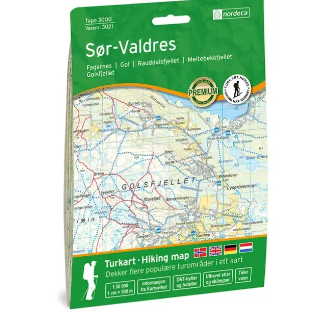 Sør-Valdres Nordeca Topo 1:50 000 3021