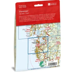 Stavanger Nordeca Norge 1:50 000 10008