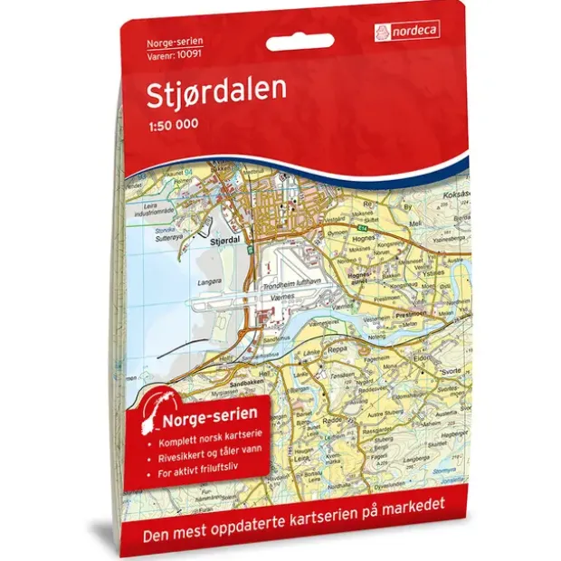 Stjørdalen Nordeca Norge 1:50 000 10091