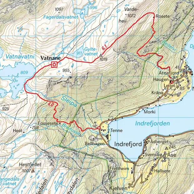 Stølsheimen Calazo Turkart 1:50 000