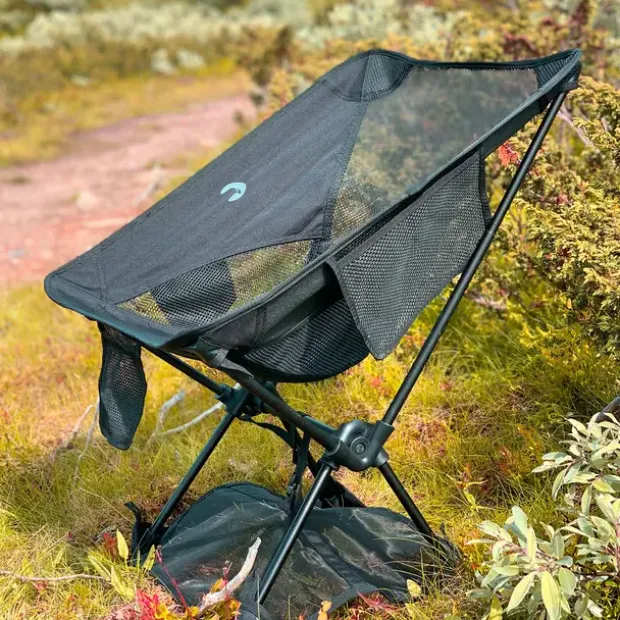 Stol Eagle Sammenleggbar stol Black