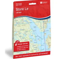 Store Le Nordeca Norge 1:50 000 10021