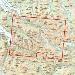 Sunndal Innerdalen Calazo Høyfjellskart 1:25 000 Trollheime