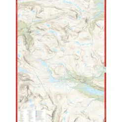 Sunndal Innerdalen Calazo Høyfjellskart 1:25 000 Trollheime