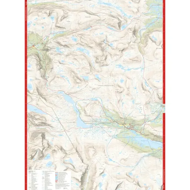 Sunndal Innerdalen Calazo Høyfjellskart 1:25 000 Trollheime