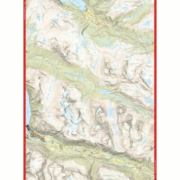 Sunndal Innerdalen Calazo Høyfjellskart 1:25 000 Trollheime