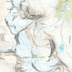 Sunndal Innerdalen Calazo Høyfjellskart 1:25 000 Trollheime
