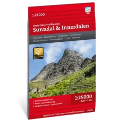 Sunndal Innerdalen Calazo Høyfjellskart 1:25 000 Trollheime
