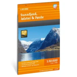 Sunnfjord Jølster Førde Calazo Turkart 1:50 000