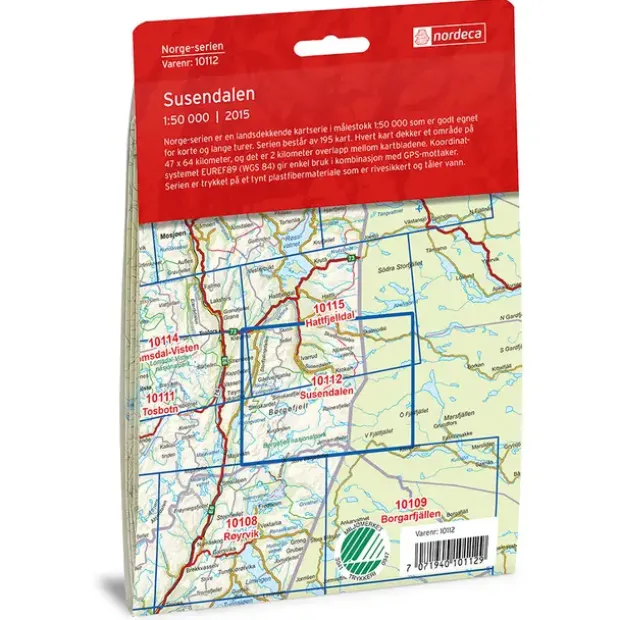 Susendalen Nordeca Norge 1:50 000 10112