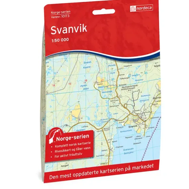Svanvik Nordeca Norge 1:50 000 10173