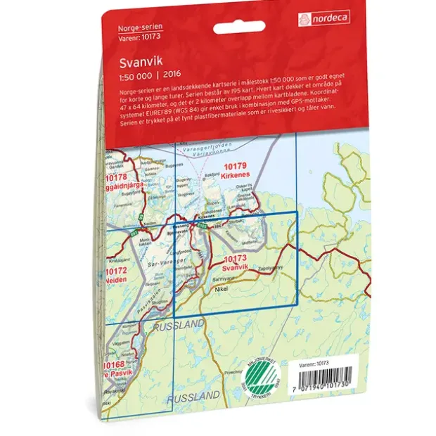 Svanvik Nordeca Norge 1:50 000 10173
