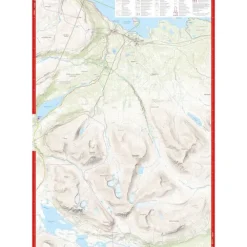 Sverige: Abisko–Riksgränsen Calazo Høyfjellskart 1:25 000