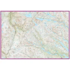 Sverige: Arjeplogsfjällen Calazo Turkart 1:100 000