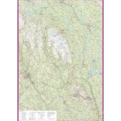 Sverige: Dalafjällen Trysil Calazo Turkart 1:100 000