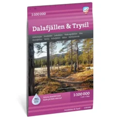 Sverige: Dalafjällen Trysil Calazo Turkart 1:100 000