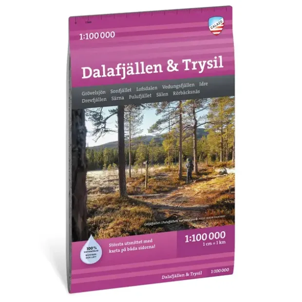 Sverige: Dalafjällen Trysil Calazo Turkart 1:100 000