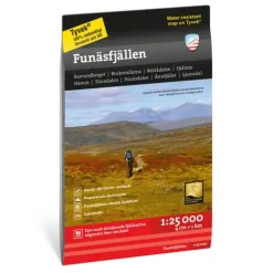 Sverige: Funäsfjällen Calazo Høyfjellskart 1:25 000