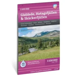 Sverige: Gäddede Hotagsfjällen Skäckerfj Calazo Turkart 1:100 000
