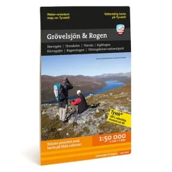 Sverige: Grövelsjön Rogen Calazo Turkart 1:50 000