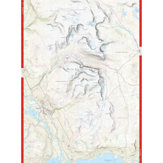 Sverige: Hemavan Calazo Høyfjellskart 1:25 000