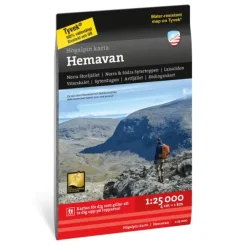 Sverige: Hemavan Calazo Høyfjellskart 1:25 000