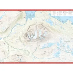 Sverige: Áhkká Sarektjåkkå Calazo Høyfjellskart 1:25 000