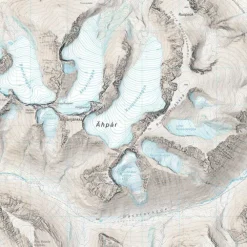 Sverige: Ähpar Rapadalen Calazo Høyfjellskart 1:25 000