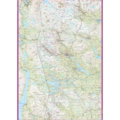 Sverige: Härjedalsfjällen Calazo Turkart 1:100 000