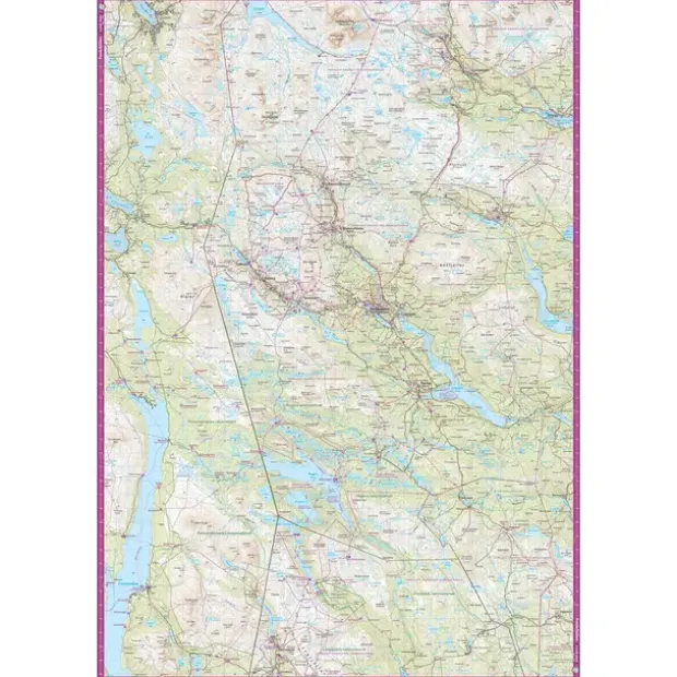 Sverige: Härjedalsfjällen Calazo Turkart 1:100 000