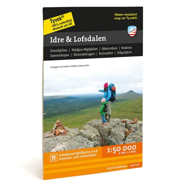 Sverige: Idre og Lofsdalen Calazo Turkart 1:50 000