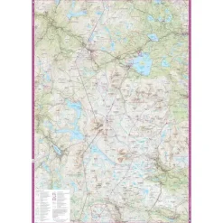 Sverige: Jämtlandsfjällen Calazo Turkart 1:100 000