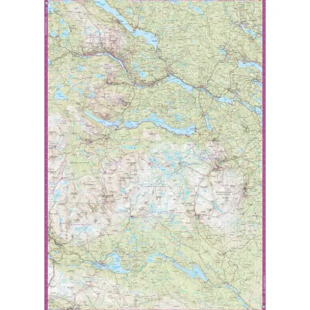 Sverige: Jämtlandsfjällen Calazo Turkart 1:100 000